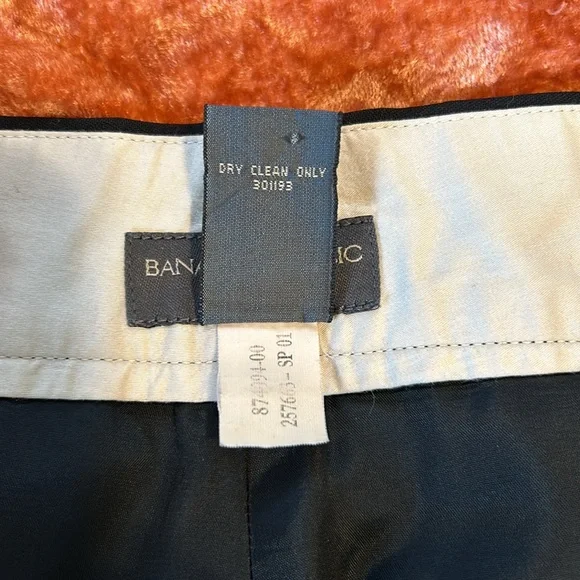 BANANA REPUBLIC 🍌VINTAGE🍌Black dress slacks Size 8 - Picture 5 of 7